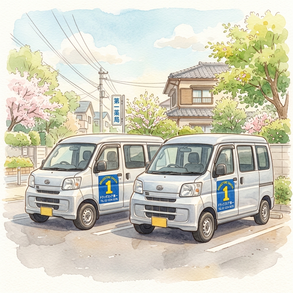 在宅訪問用の車両
